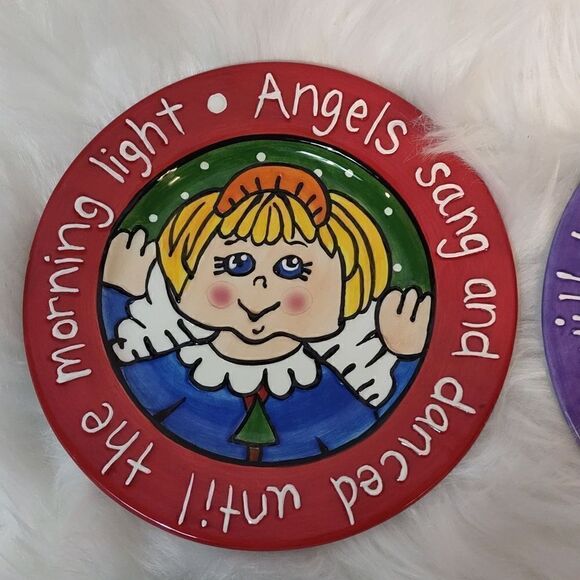 Nicole Engblom Set Of 4 Christmas Plates - Picture 3 of 7